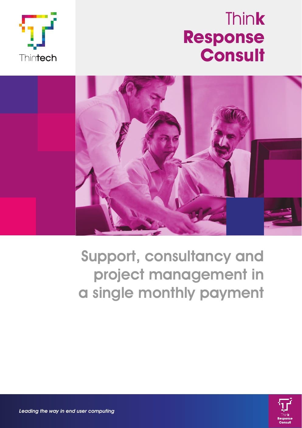 Think Response Consult brochure cover